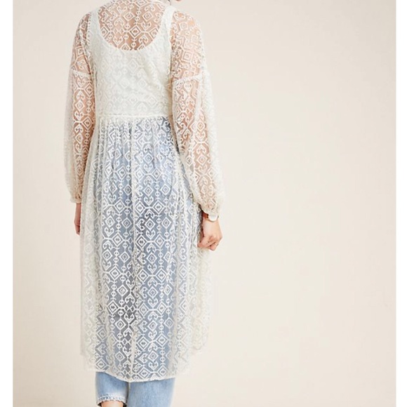 Lace duster by Maeve for Anthropologie - Picture 3 of 4